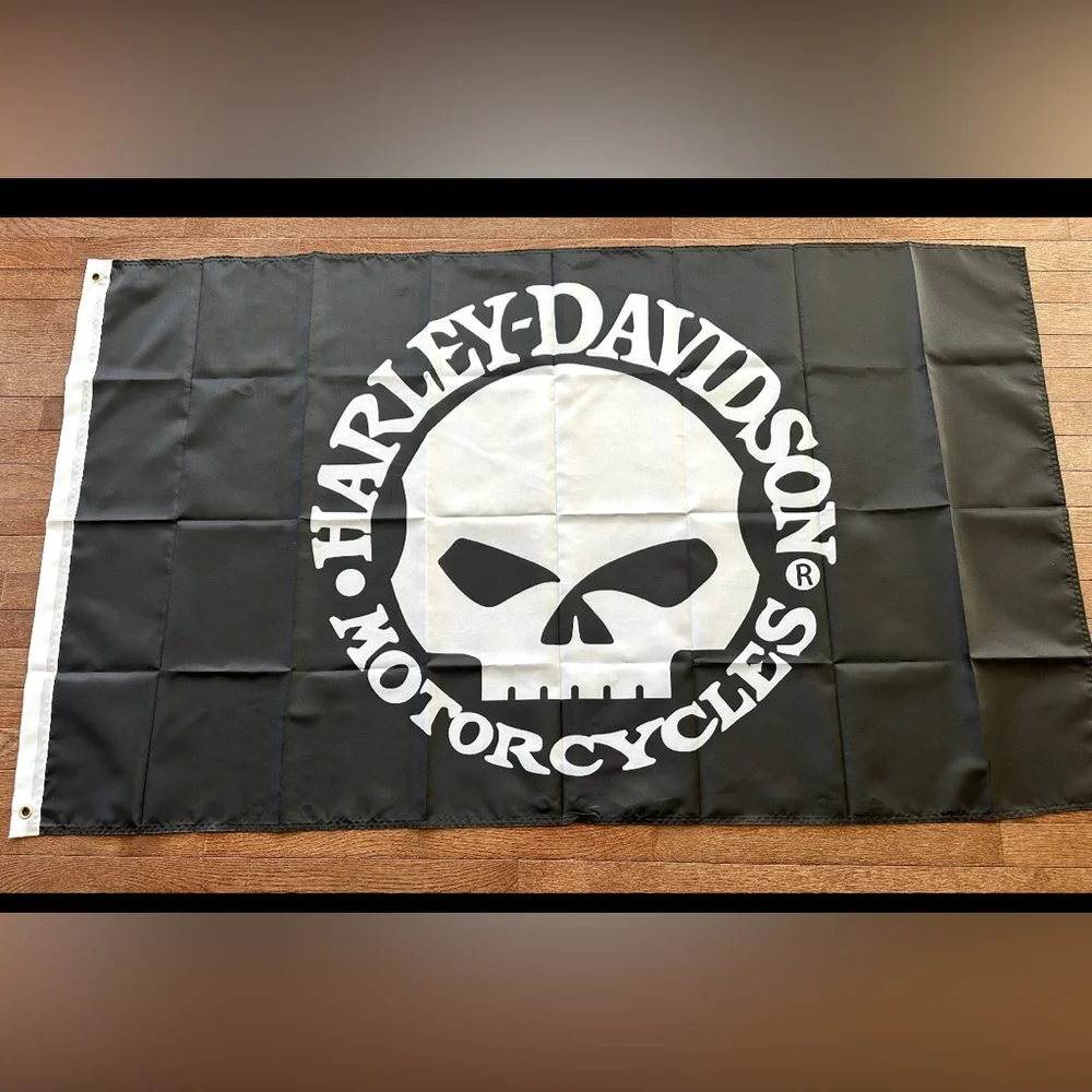 Harley Davidson Flag Banner 3x5 Feet Outdoor Indoor New in package motorcycle